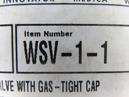 Western Enterprises WSV-1-1 Line Station Valve W/ Gas-Tight Cap