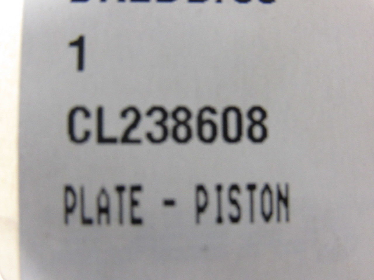 Clark 238608 Piston Plate Forklift Part