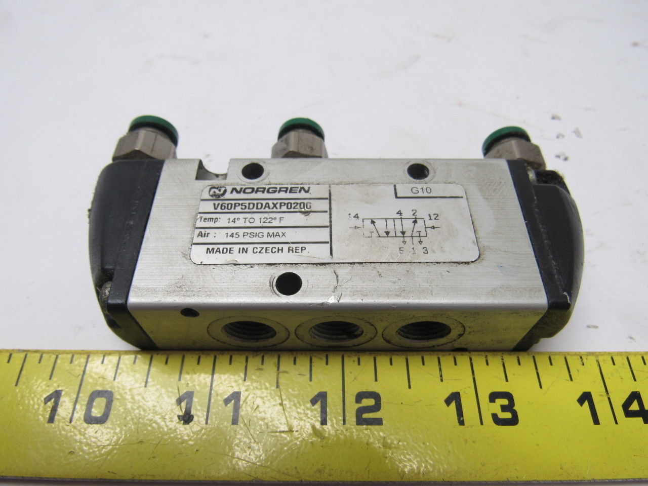 Norgren V60P5DDA-XP020C Pneumatic Air Valve 1/8" NPT 145PSI