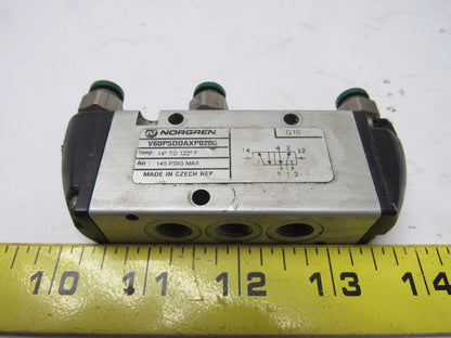 Norgren V60P5DDA-XP020C Pneumatic Air Valve 1/8" NPT 145PSI