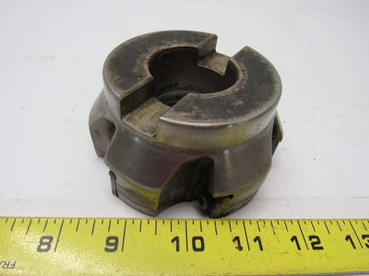 Heavy Duty 6 Indexable Insert 4" Face Mill 1-1/2" Bore