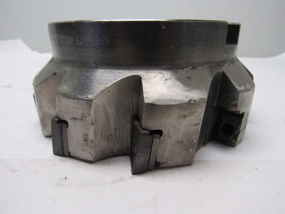ISCAR 3M F90AX D6.00-10-2.00 20 90° 10 Indexable Insert 6" Face Mill 2" Bore