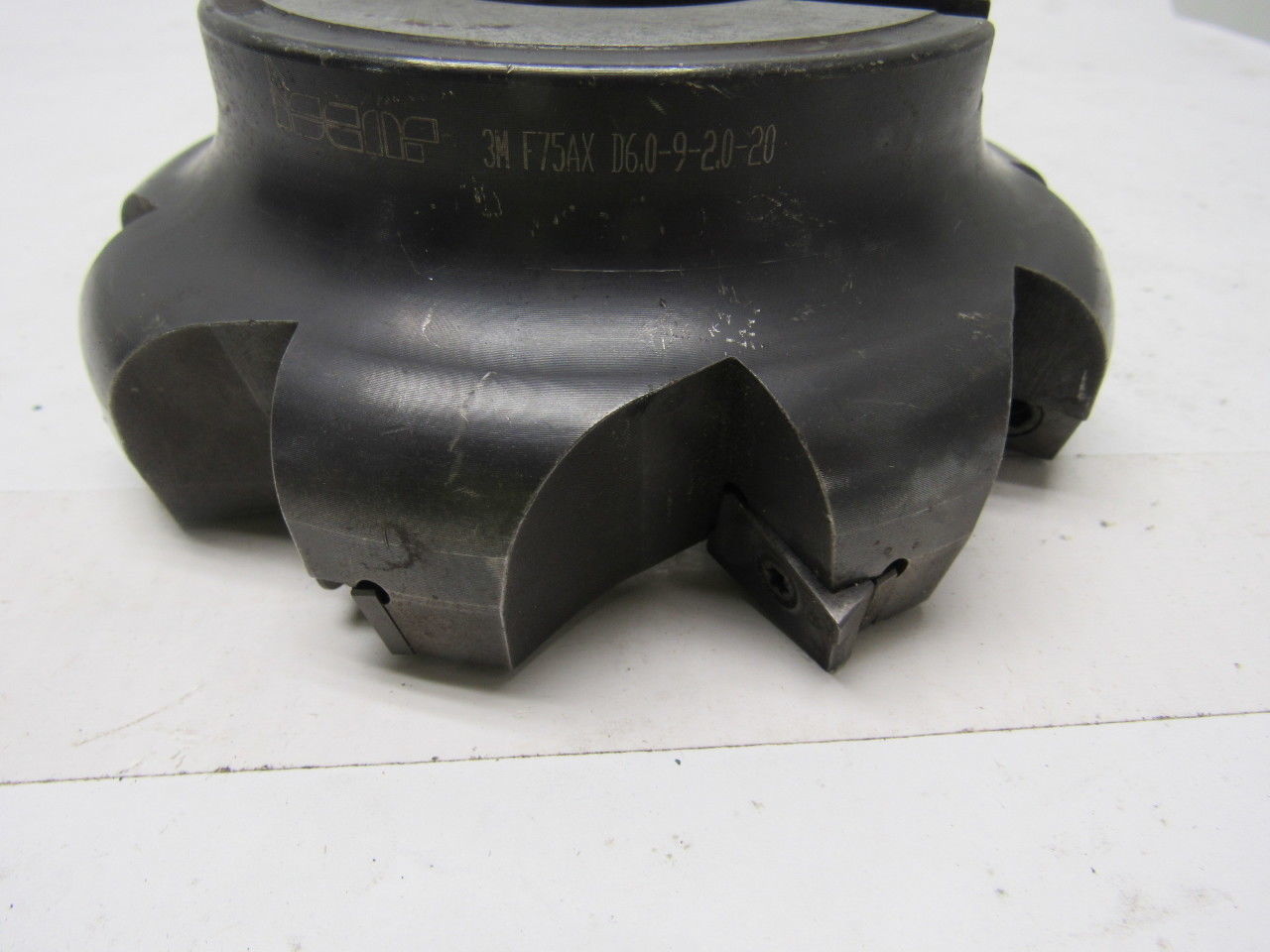 Iscar 3MF75AXD6.0-9-2.0-20 75° Face Mill Index Insert Tool Holder 6" 2" Arbor