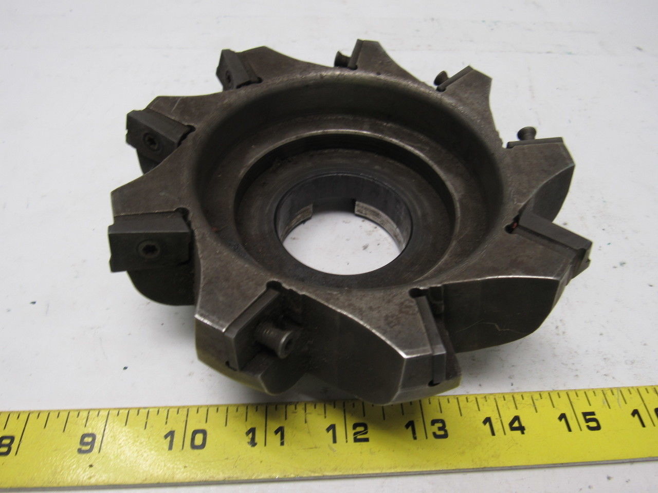 Iscar 3MF75AXD6.0-9-2.0-20 75° Face Mill Index Insert Tool Holder 6" 2" Arbor
