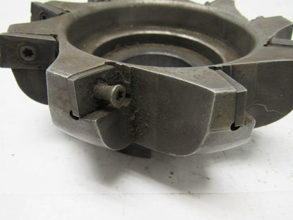 Iscar 3MF75AXD6.0-9-2.0-20 75° Face Mill Index Insert Tool Holder 6" 2" Arbor