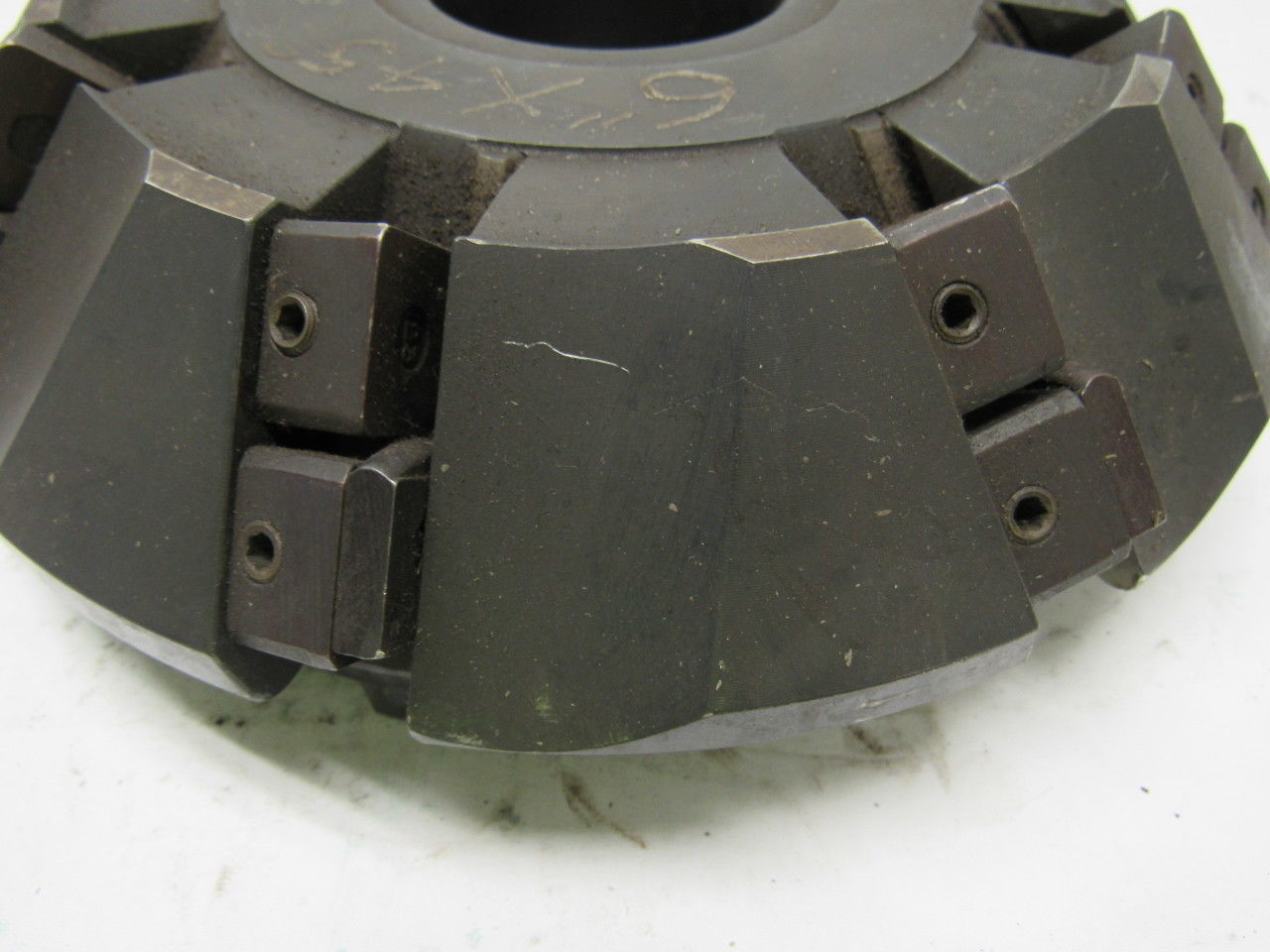 6" End Mill Face Cutter 45° 1.50" Arbor