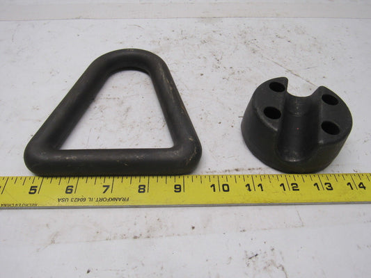 ADB 34045 12,000 Lbs. Flip Flop Bolt-On Hoist Ring Non Rotating 180° Pivot