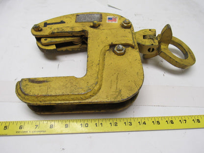 Safety Clamps VL-UNIV SPEC 1 Ton Capacity Vertical Lifting Clamp 3-1/2"-4-1/4"