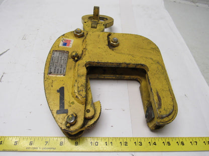 Safety Clamps VL-UNIV SPEC 1 Ton Capacity Vertical Lifting Clamp 3-1/2"-4-1/4"