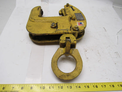 Safety Clamps VL-UNIV SPEC 1 Ton Capacity Vertical Lifting Clamp 3-1/2"-4-1/4"