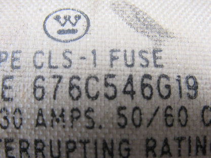 Westinghouse Type CLS-1 676C546G19 2.4/4.8KV 130A 50/60Hz Fuse