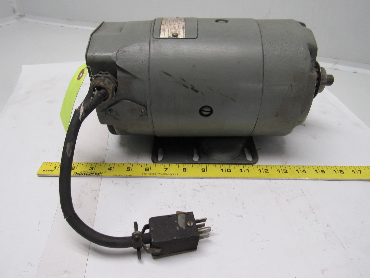 GE General Electric 5BCD56KA32A 1/4 HP DC Electric Motor 56 Frame 1725RPM