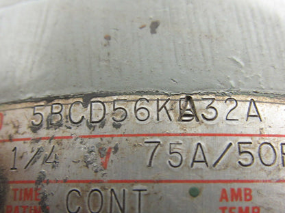 GE General Electric 5BCD56KA32A 1/4 HP DC Electric Motor 56 Frame 1725RPM