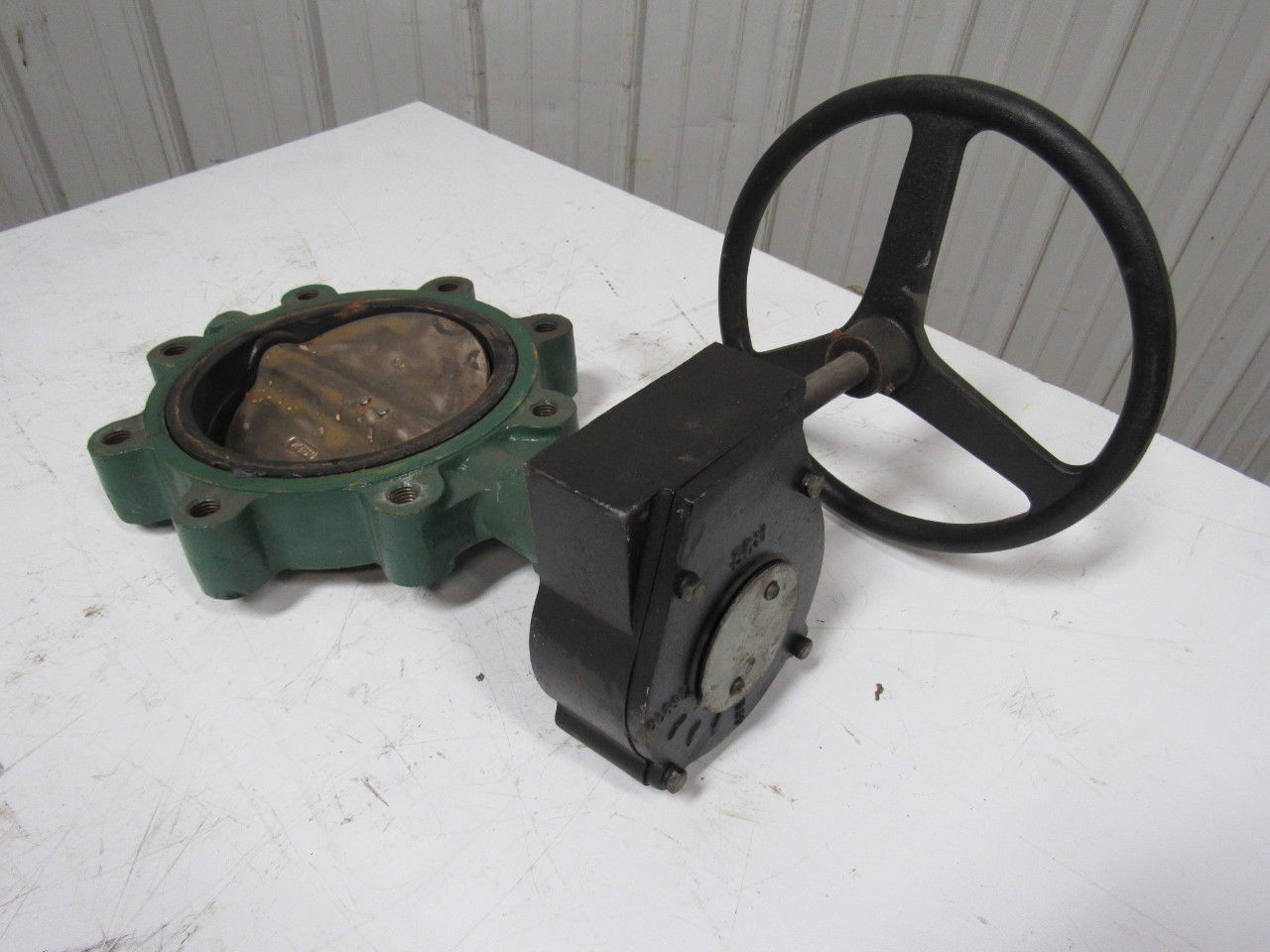 Stockham LG722-BS3E 8" Lug Type Butterfly Valve W/Manual Hand Wheel Actuated