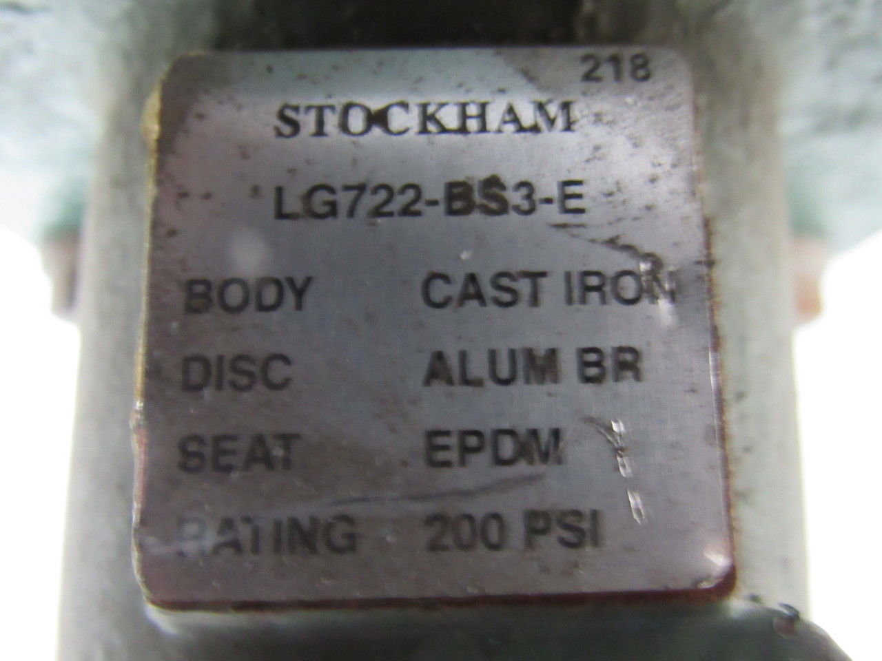 Stockham LG722-BS3E 8" Lug Type Butterfly Valve W/Manual Hand Wheel Actuated