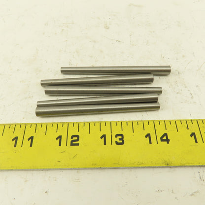 #4 x 3" Long Standard Steel Taper Pin .1870" Minor Dia. Lot Of 5