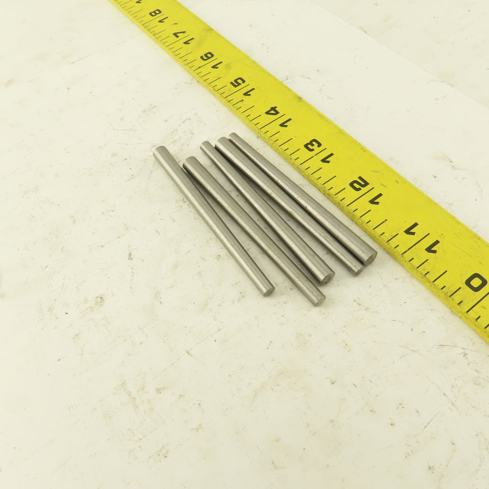 #4 x 3" Long Standard Steel Taper Pin .1870" Minor Dia. Lot Of 5