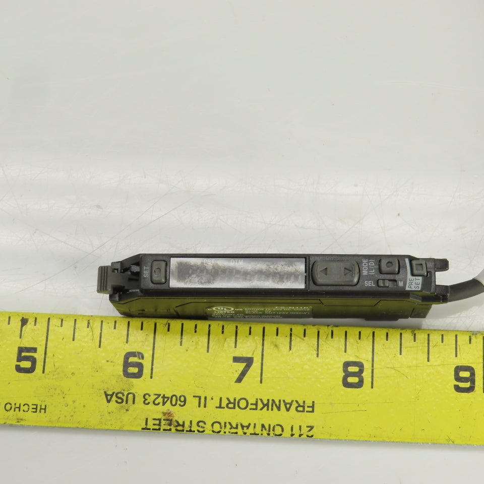 Keyence FS-N11P Digital Fiber Optic Sensor/Amplifier 12-24VDC