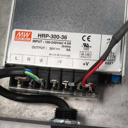 Mean Well HRP-300-36 Power Supply W/Enclosure Input 100-240VAC Output 36VDC
