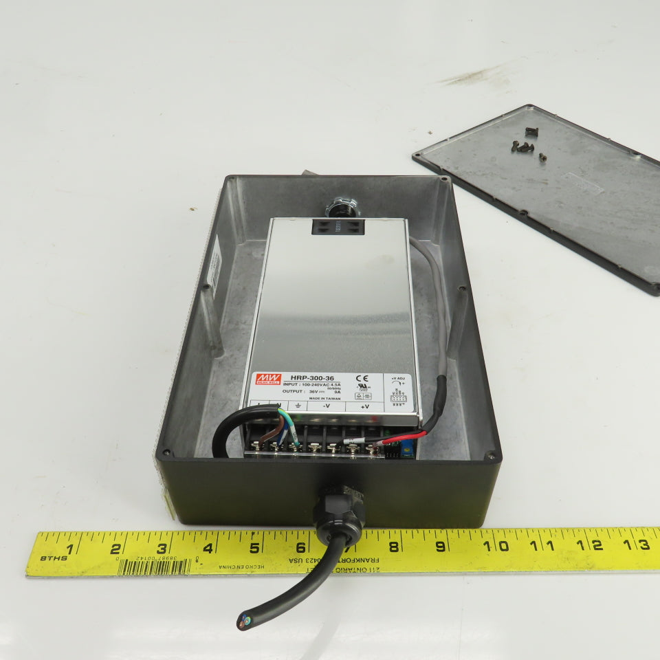 Mean Well HRP-300-36 Power Supply W/Enclosure Input 100-240VAC Output 36VDC