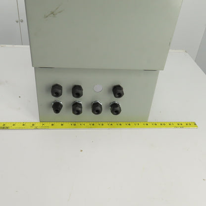 Saginaw Control SCE-12108BELJ 12" x 10" x 8" Electrical Enclosure W/Backplate