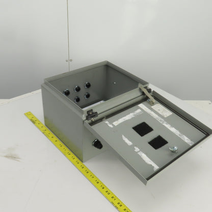 Saginaw Control SCE-12108BELJ 12" x 10" x 8" Electrical Enclosure W/Backplate