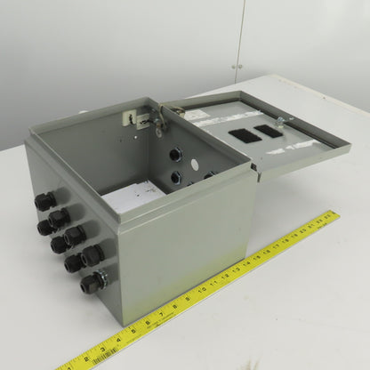 Saginaw Control SCE-12108BELJ 12" x 10" x 8" Electrical Enclosure W/Backplate