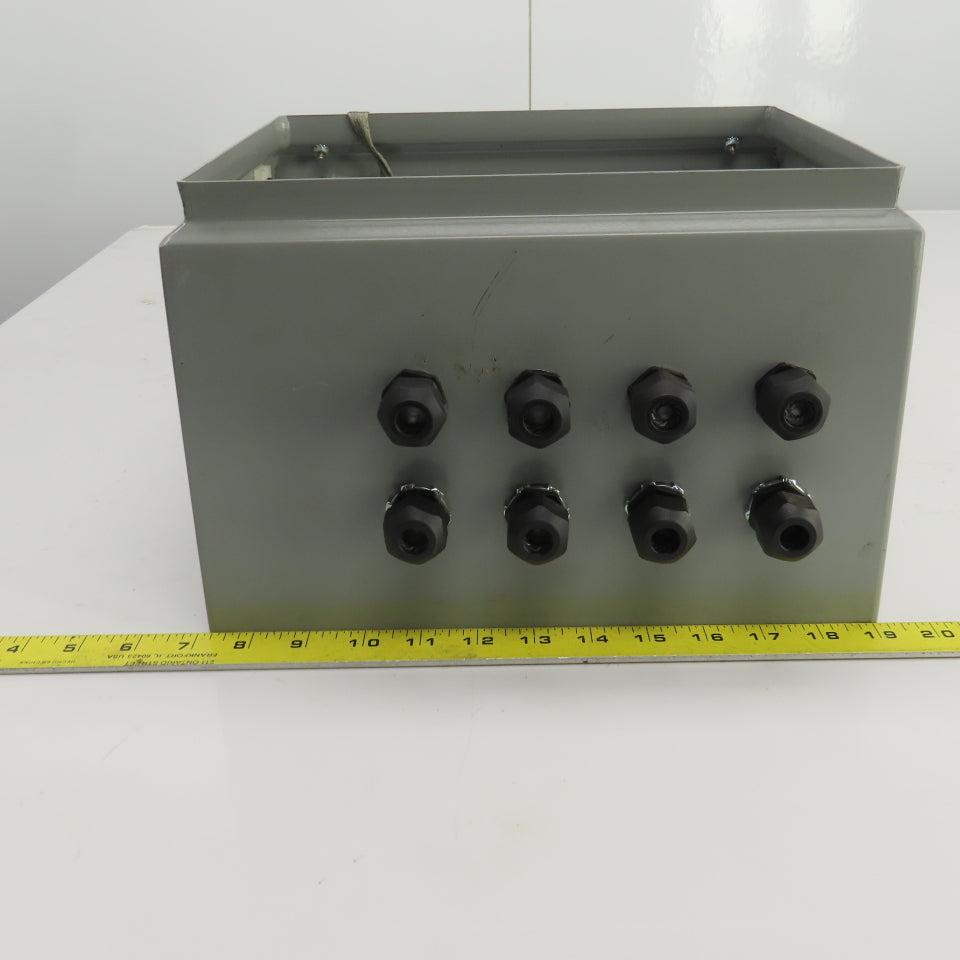 Saginaw Control SCE-12108BELJ 12" x 10" x 8" Electrical Enclosure W/Backplate