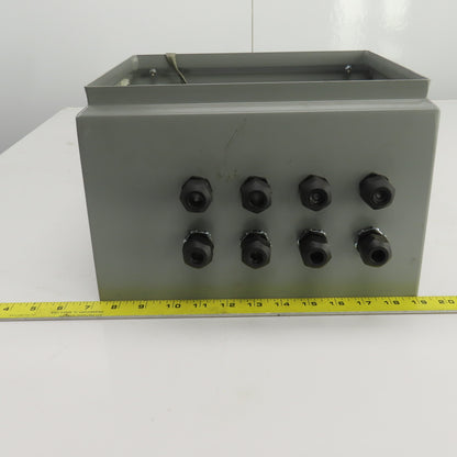 Saginaw Control SCE-12108BELJ 12" x 10" x 8" Electrical Enclosure W/Backplate