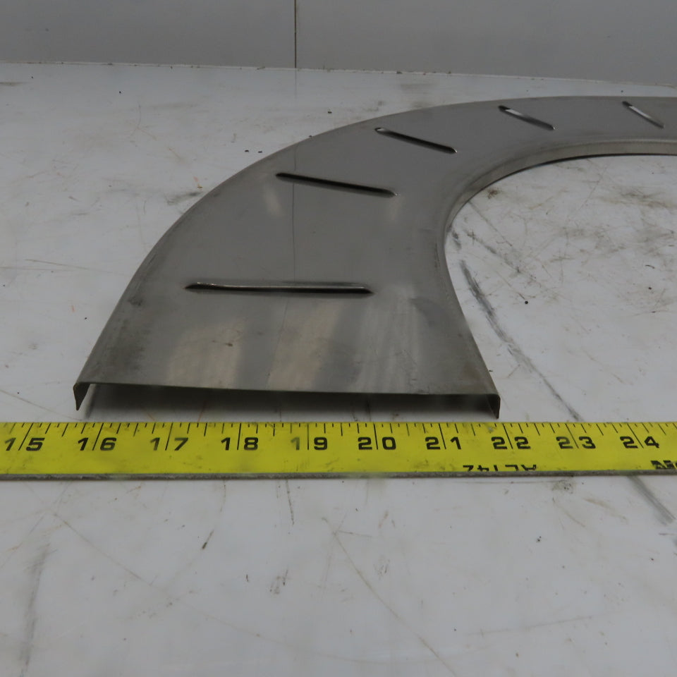 B-Line 812SS620-06-90HB12 Vented SS Horizontal 90° 6"W Cable Tray Cover