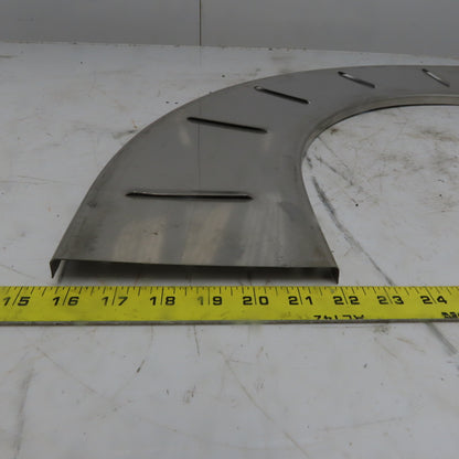 B-Line 812SS620-06-90HB12 Vented SS Horizontal 90° 6"W Cable Tray Cover