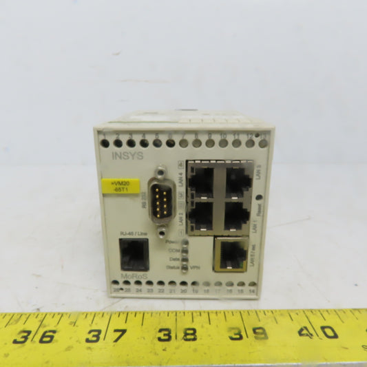 INSYS MoRoS 2.2 PRO Modem Router I/O Switch Analogue RJ-45/Line