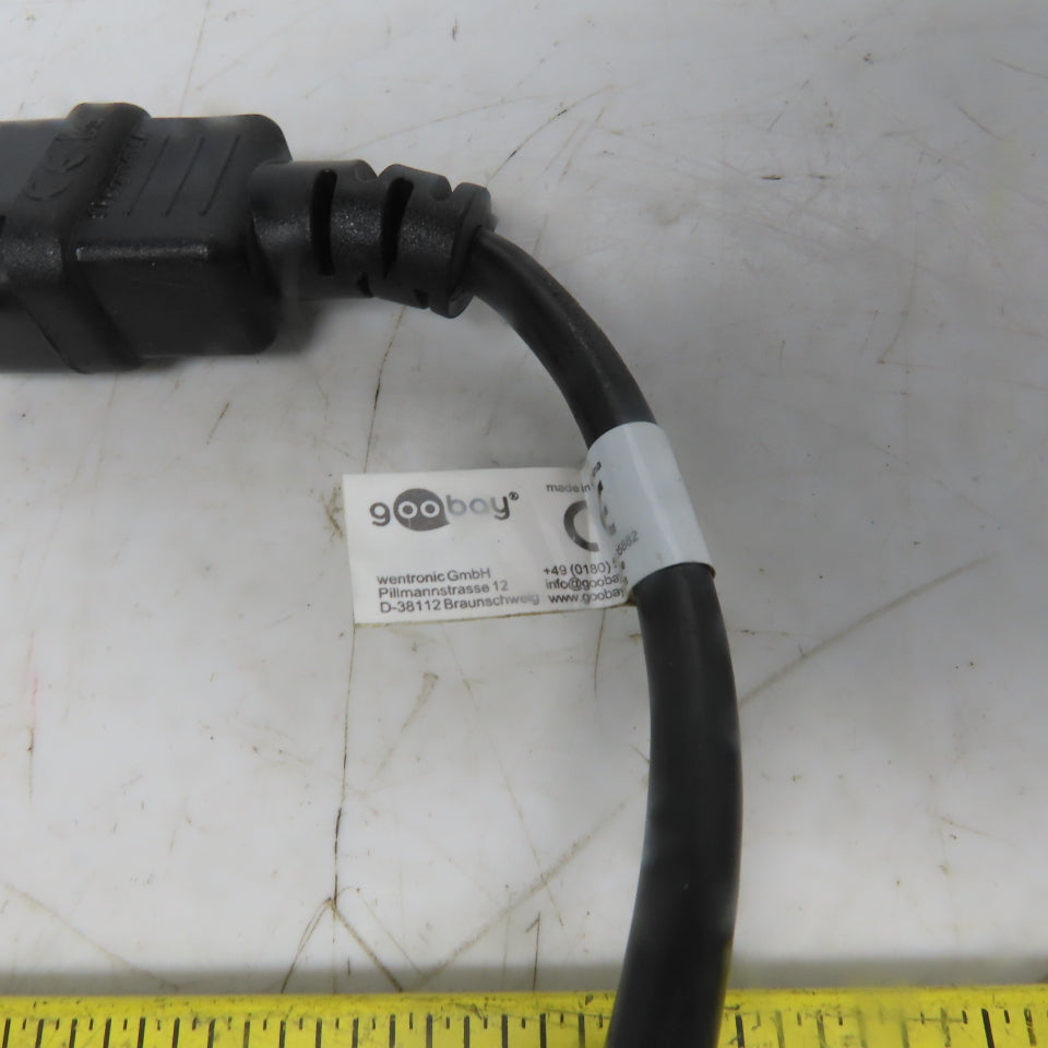 Goobay 93986 Cable Adapter AC plug-Schuko coupling)