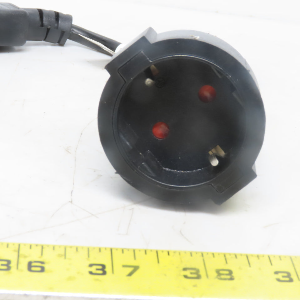 Goobay 93986 Cable Adapter AC plug-Schuko coupling)