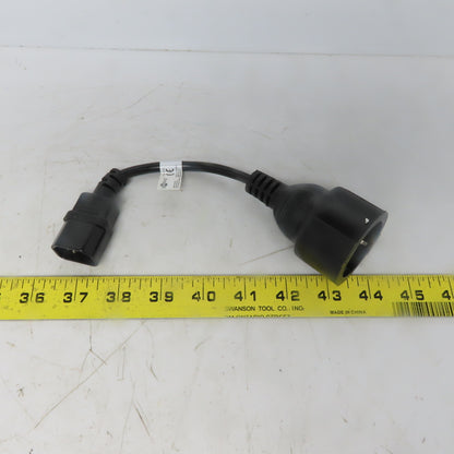 Goobay 93986 Cable Adapter AC plug-Schuko coupling)