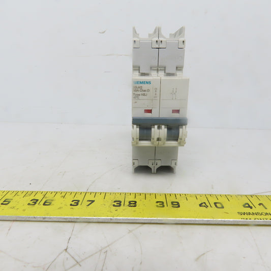 Siemens 5SJ4210-8HG41 Circuit Breaker 2-Pole 400V 10A AWG14-AWG 4
