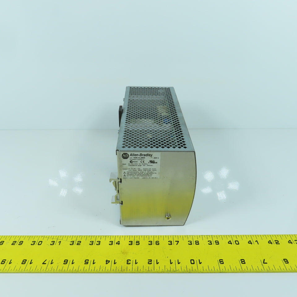 Allen Bradley 1606-XL480E Ser A 24-28V DC 20A Power Supply 200-240VAC 5A Input