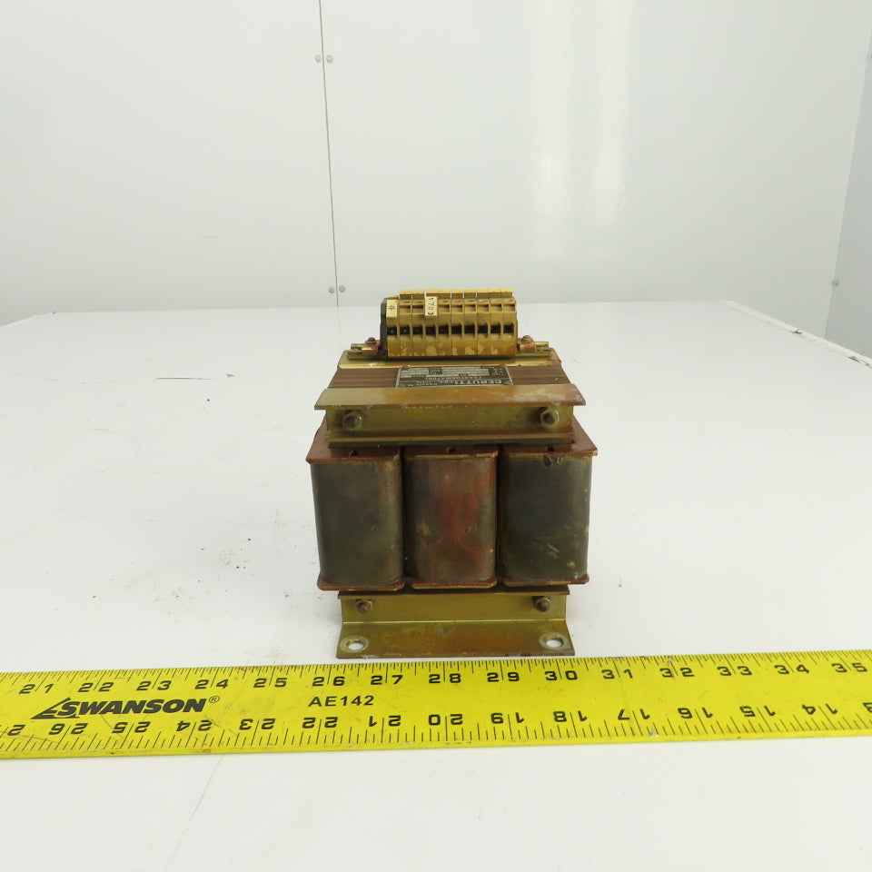 Cerutti Type AZ 0114kVA Transformer Primary 480V Secondary 170V 3PH 60HZ