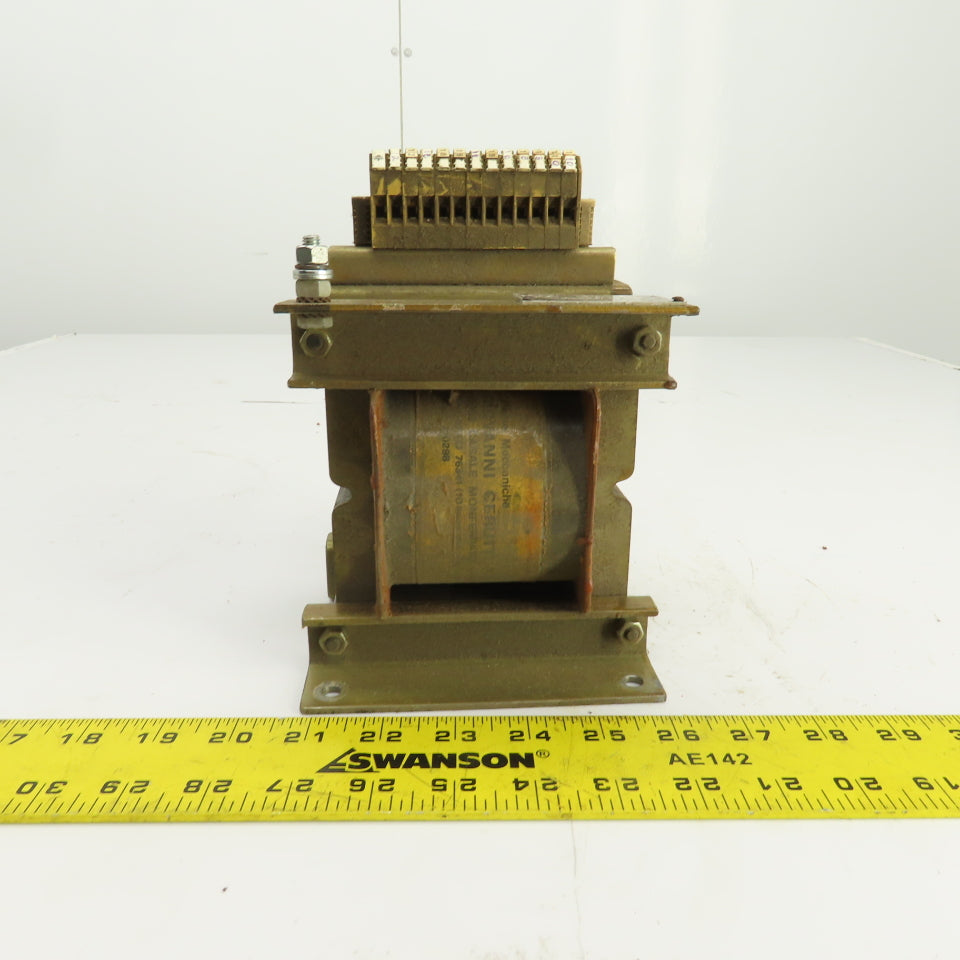 Cerutti Type PB 0108kVA Transformer Primary 110V Secondary 12 / 18V 1PH 50HZ