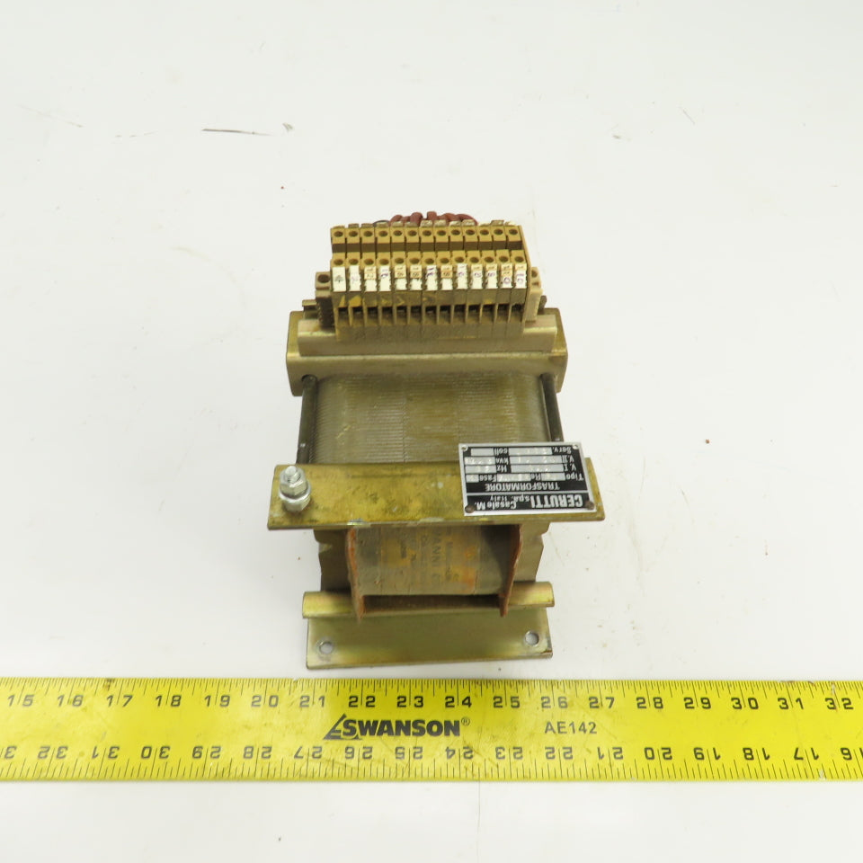 Cerutti Type PB 0108kVA Transformer Primary 110V Secondary 12 / 18V 1PH 50HZ