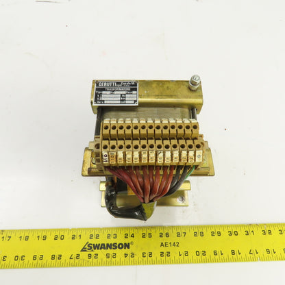 Cerutti Type PB 0108kVA Transformer Primary 110V Secondary 12 / 18V 1PH 50HZ