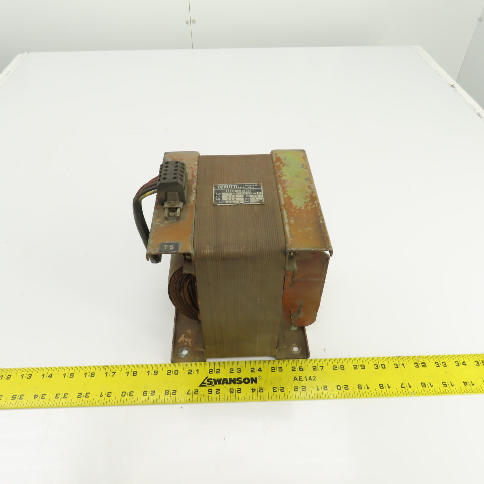 Cerutti Type SS 1kVA Transformer Primary 480V Secondary 110V 1PH 60HZ