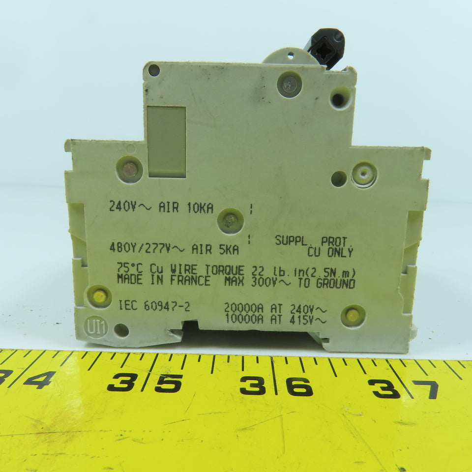 Merlin Gerin 24466 C10A 3-Pole Circuit Breaker Multi 9 10A 480/277V