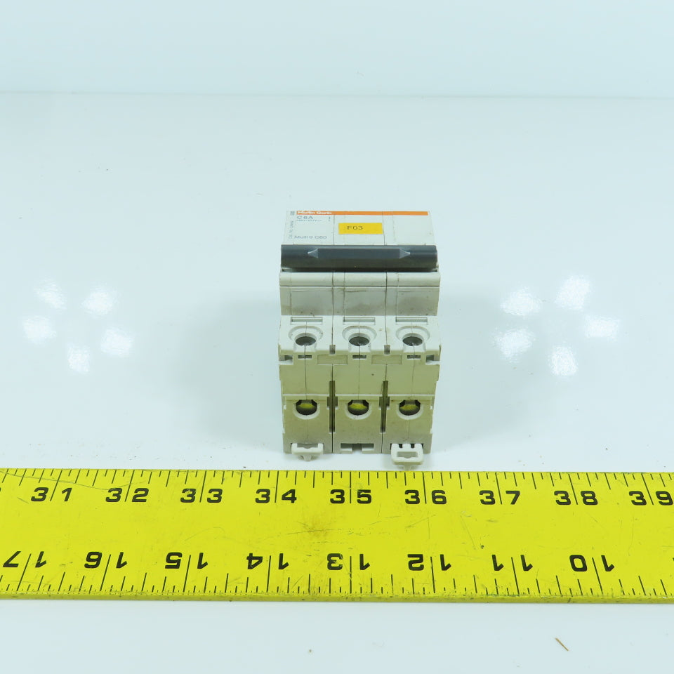 Merlin Gerin 24464 C6A 3-Pole Circuit Breaker Multi 9 6A 480/277V