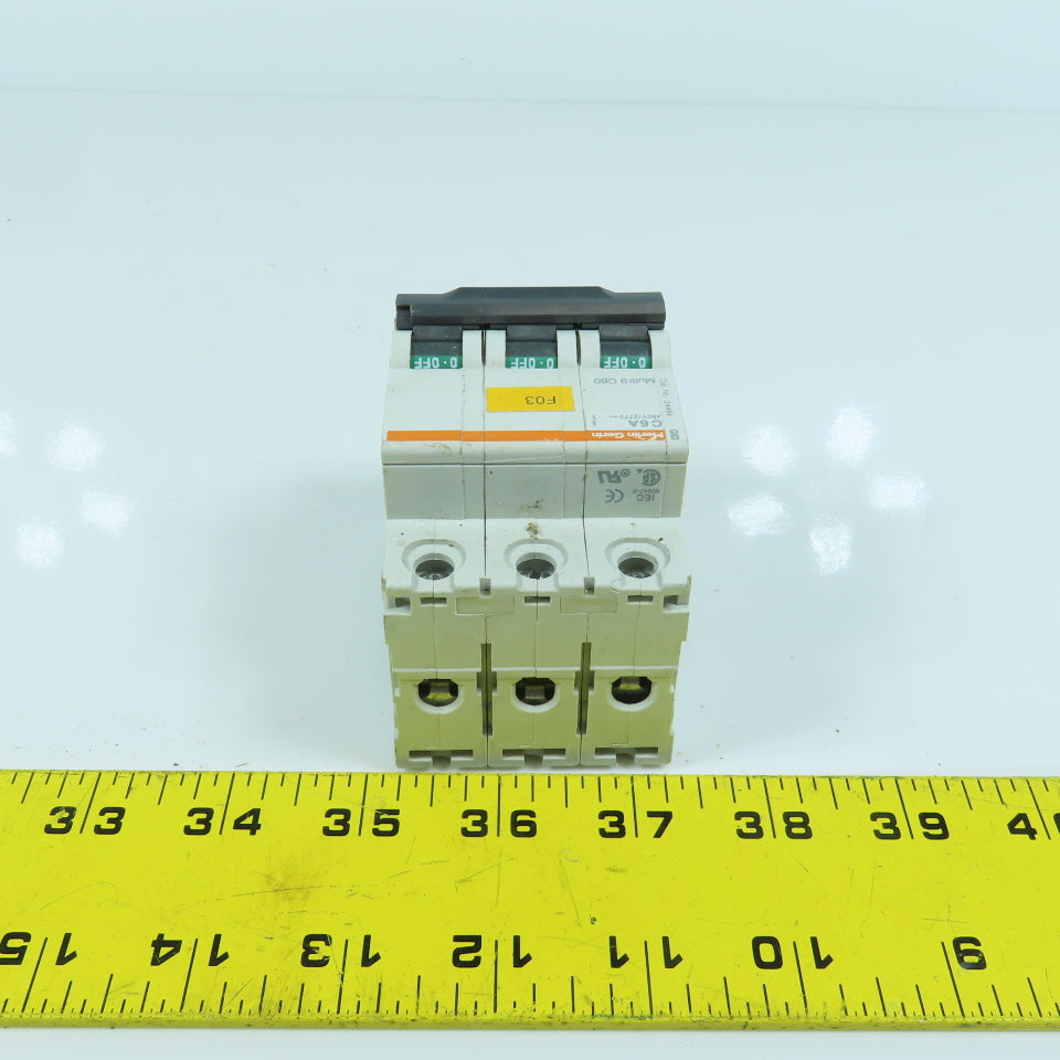 Merlin Gerin 24464 C6A 3-Pole Circuit Breaker Multi 9 6A 480/277V
