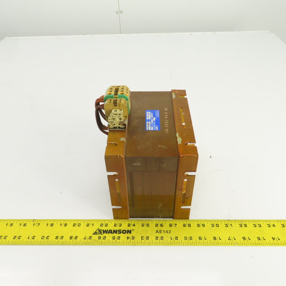 Trasfotec SRL 1750 P.VA Transformer Pri 480V Sec 130/60V 1PH 50/60HZ