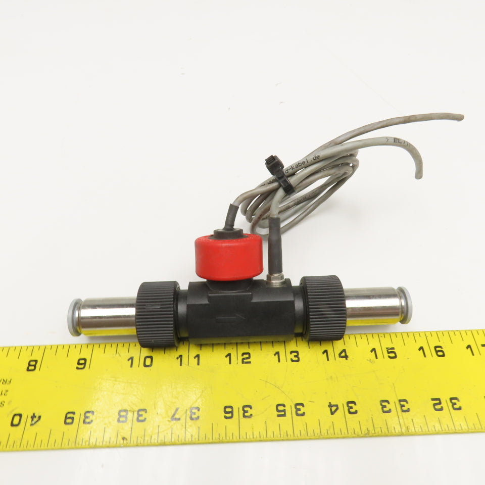 Sika VT1541KHUTTI21 5.2-20L/Min Flow Meter 800 Pulse/Liter 12mm Push To Connect