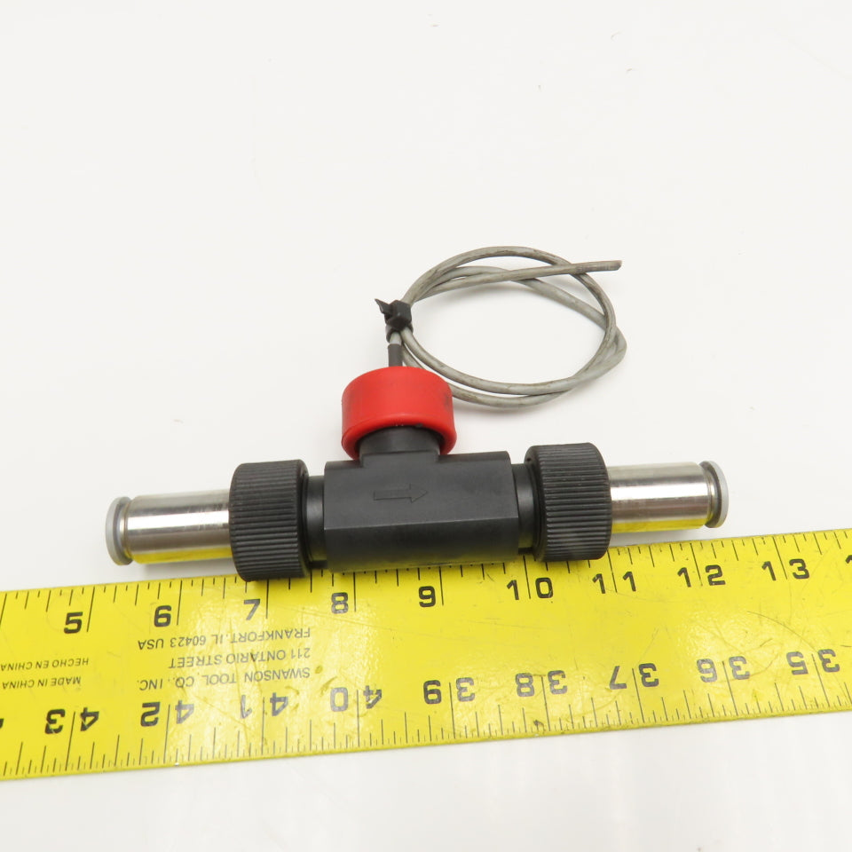 Sika VT154KHUTTI20 5.2-20L/Min Flow Meter 800 Pulse/Liter 12mm Push To Connect