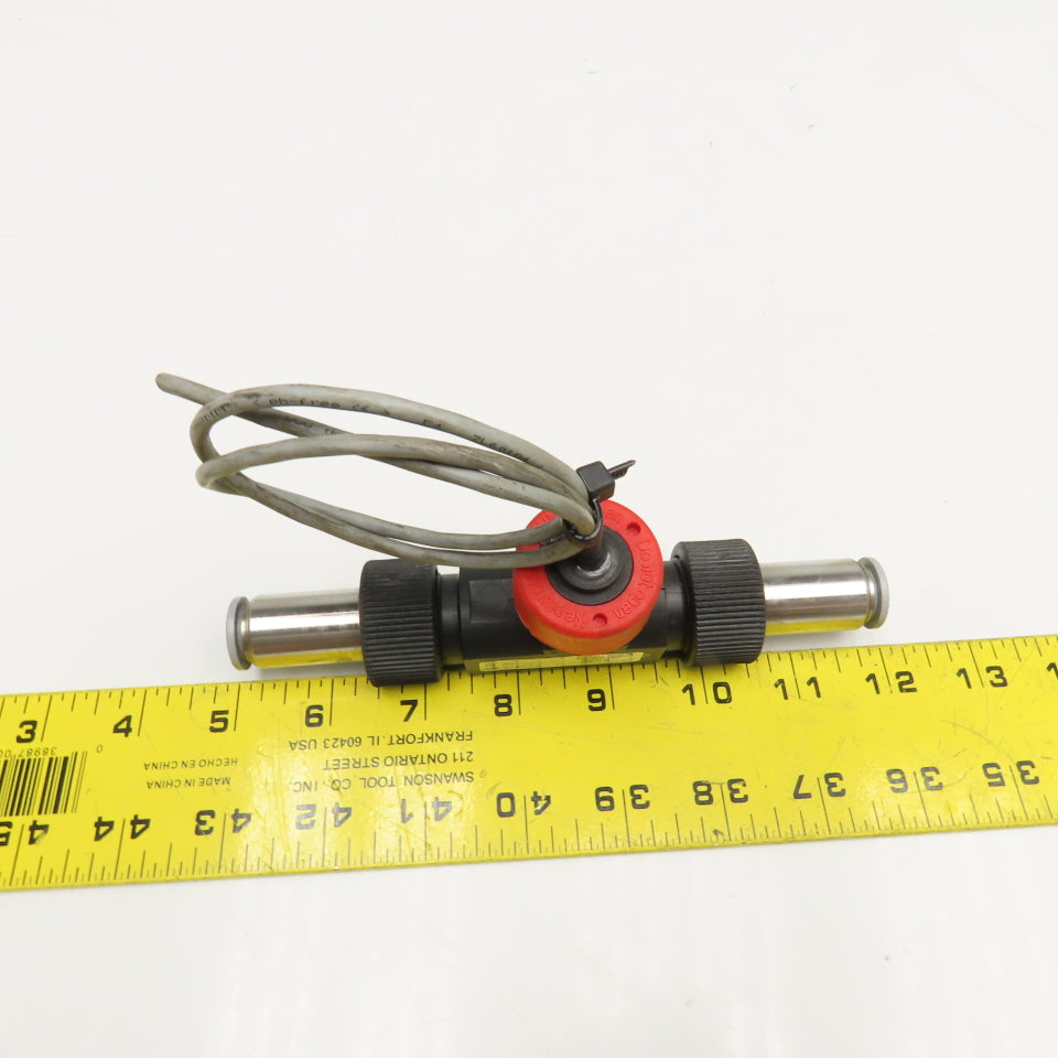 Sika VT154KHUTTI20 5.2-20L/Min Flow Meter 800 Pulse/Liter 12mm Push To Connect