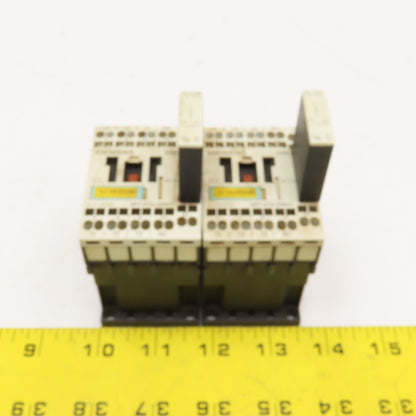 Siemens 3RT1016-2BB41 600V 20A 3Ph 7.5Hp Contactor Motor Starter Lot Of 2